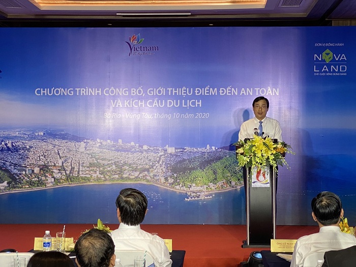 Tổng cục trưởng TCDL Nguyễn Trùng Khánh phát biểu tại chương trình